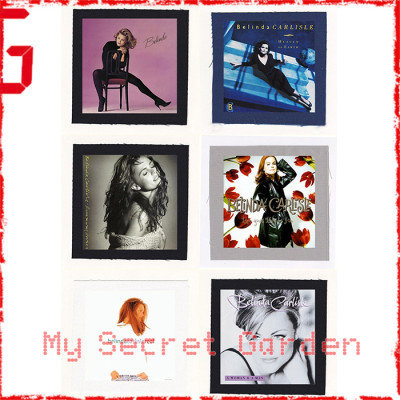 Belinda Carlisle - Heaven on Earth, Runaway Horses Album Cloth Patch or Magnet Set  Belinda Carlisle - Heaven on Earth, Runaway Horses Album Cloth Patch or Magnet Set